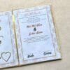 Detailed view of the Nikah agreement page with designated spaces for the Bride and Groom's signatures and witnesses.